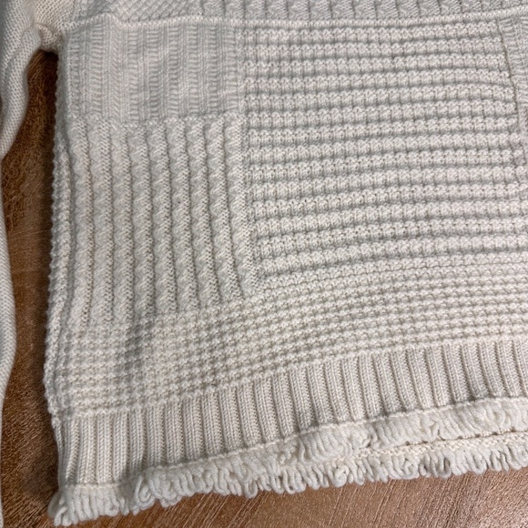 Madewell Wool Blend Stitchmix Pullover Sweater XS - Picture 3 of 9